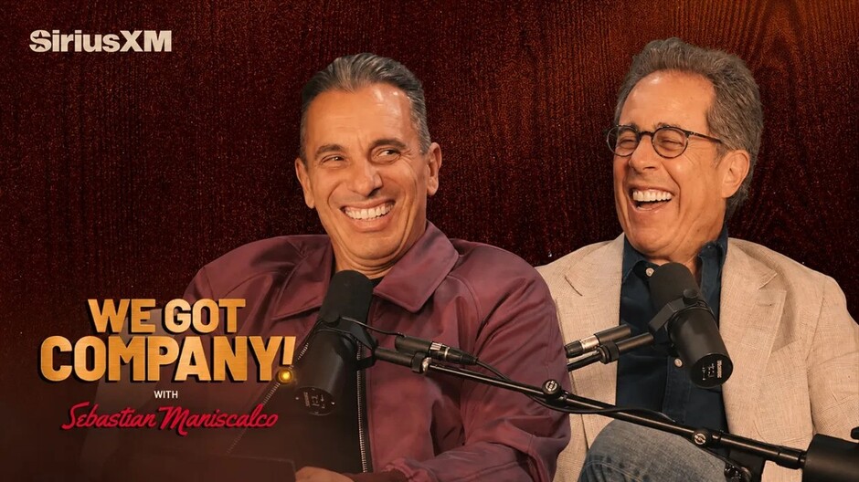 Sebastian Maniscalco launches ‘We Got Company’ with Jerry Seinfeld as first guest