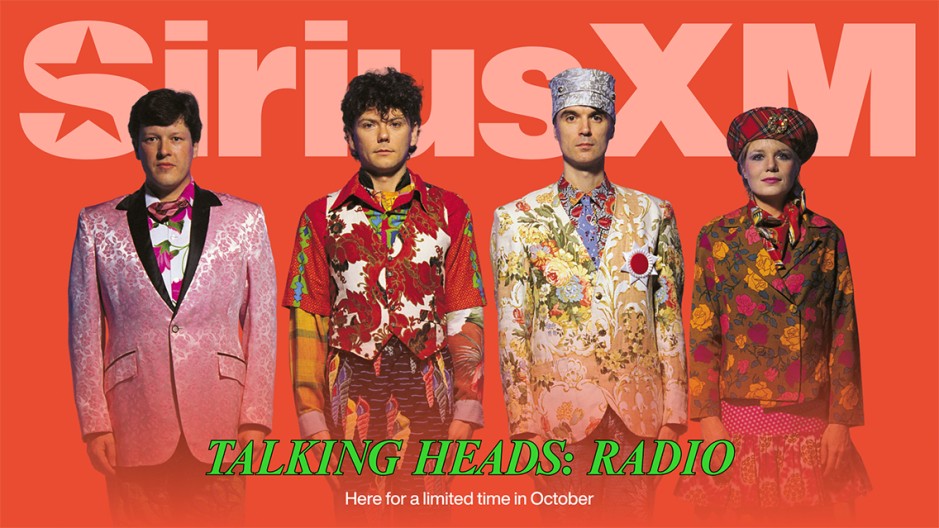 Talking Heads to launch exclusive SiriusXM channel celebrating 50 Years of music